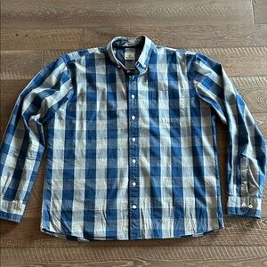 johnnie-O Blue Plaid Men's Shirt